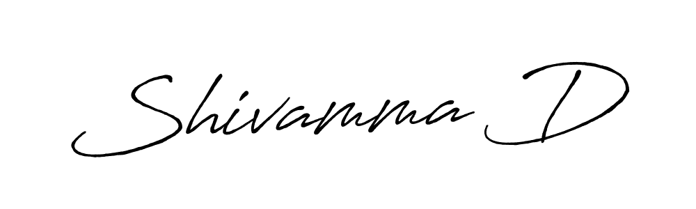 Use a signature maker to create a handwritten signature online. With this signature software, you can design (Antro_Vectra_Bolder) your own signature for name Shivamma D. Shivamma D signature style 7 images and pictures png