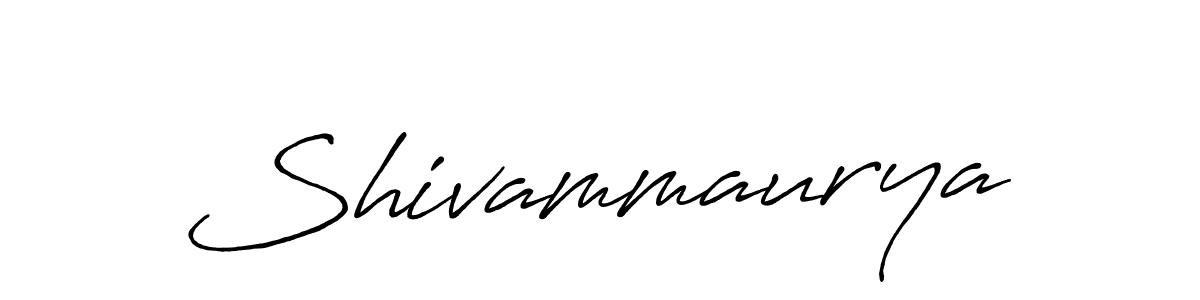 Make a beautiful signature design for name Shivammaurya. With this signature (Antro_Vectra_Bolder) style, you can create a handwritten signature for free. Shivammaurya signature style 7 images and pictures png