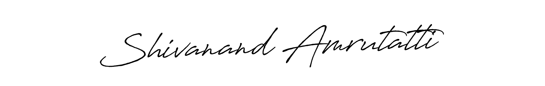 Also we have Shivanand Amrutatti name is the best signature style. Create professional handwritten signature collection using Antro_Vectra_Bolder autograph style. Shivanand Amrutatti signature style 7 images and pictures png