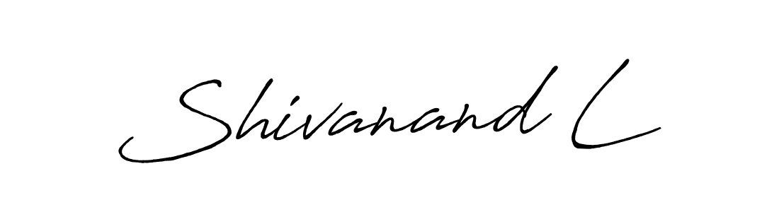 Similarly Antro_Vectra_Bolder is the best handwritten signature design. Signature creator online .You can use it as an online autograph creator for name Shivanand L. Shivanand L signature style 7 images and pictures png