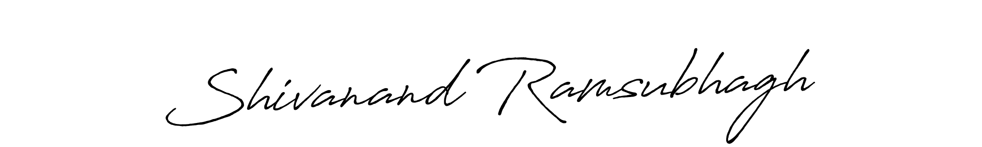 Design your own signature with our free online signature maker. With this signature software, you can create a handwritten (Antro_Vectra_Bolder) signature for name Shivanand Ramsubhagh. Shivanand Ramsubhagh signature style 7 images and pictures png