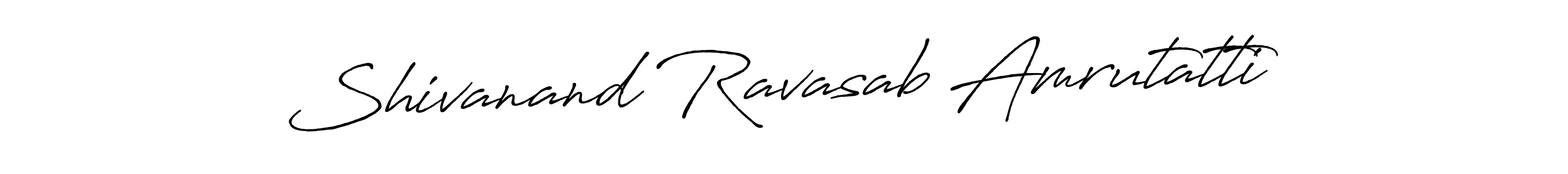 Design your own signature with our free online signature maker. With this signature software, you can create a handwritten (Antro_Vectra_Bolder) signature for name Shivanand Ravasab Amrutatti. Shivanand Ravasab Amrutatti signature style 7 images and pictures png
