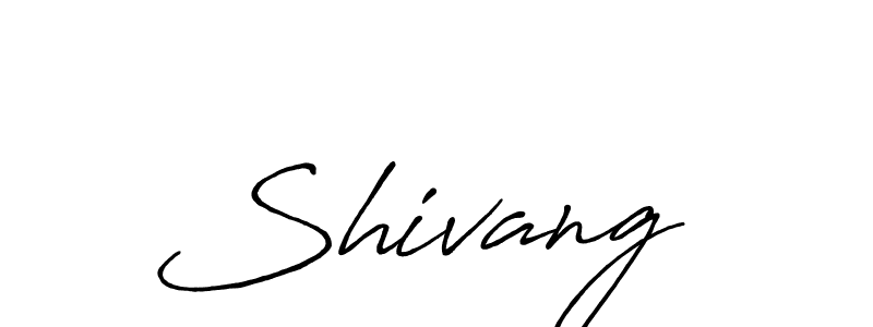 Create a beautiful signature design for name Shivang ; Shivansh. With this signature (Antro_Vectra_Bolder) fonts, you can make a handwritten signature for free. Shivang ; Shivansh signature style 7 images and pictures png