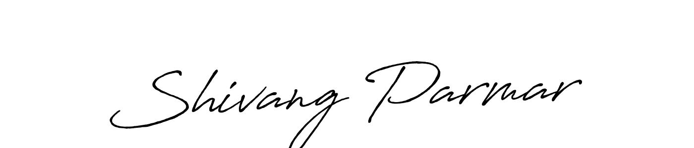 You should practise on your own different ways (Antro_Vectra_Bolder) to write your name (Shivang Parmar) in signature. don't let someone else do it for you. Shivang Parmar signature style 7 images and pictures png