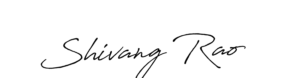 How to Draw Shivang Rao signature style? Antro_Vectra_Bolder is a latest design signature styles for name Shivang Rao. Shivang Rao signature style 7 images and pictures png