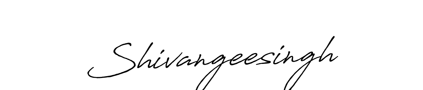 Design your own signature with our free online signature maker. With this signature software, you can create a handwritten (Antro_Vectra_Bolder) signature for name Shivangeesingh. Shivangeesingh signature style 7 images and pictures png
