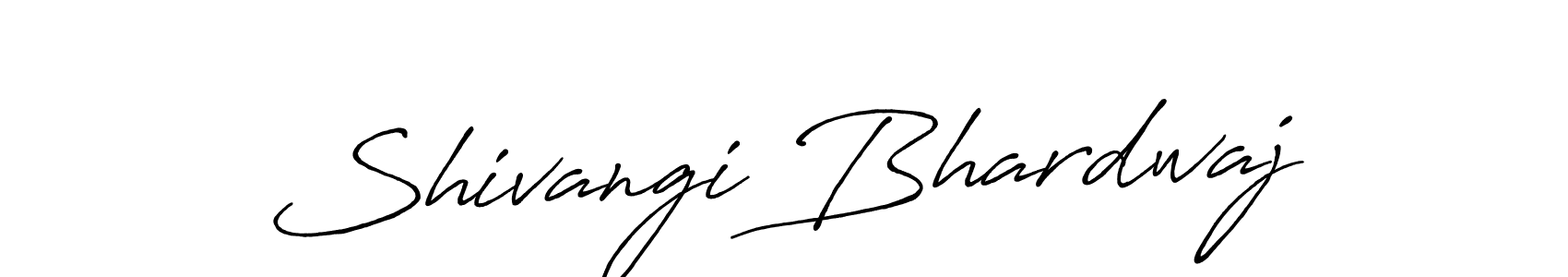 Design your own signature with our free online signature maker. With this signature software, you can create a handwritten (Antro_Vectra_Bolder) signature for name Shivangi Bhardwaj. Shivangi Bhardwaj signature style 7 images and pictures png