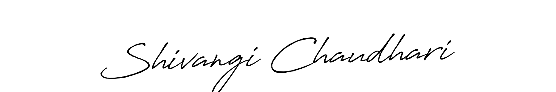 You should practise on your own different ways (Antro_Vectra_Bolder) to write your name (Shivangi Chaudhari) in signature. don't let someone else do it for you. Shivangi Chaudhari signature style 7 images and pictures png
