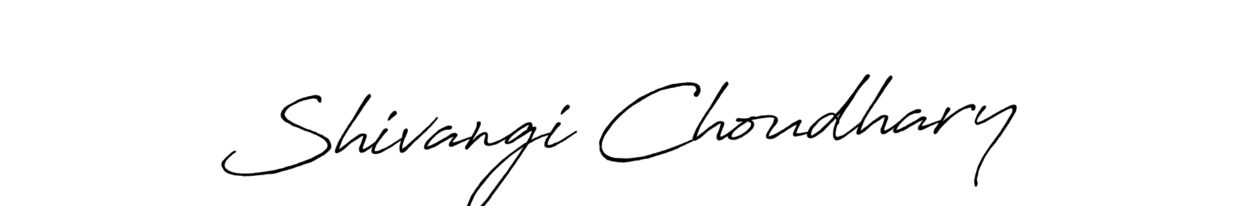 Also we have Shivangi Choudhary name is the best signature style. Create professional handwritten signature collection using Antro_Vectra_Bolder autograph style. Shivangi Choudhary signature style 7 images and pictures png