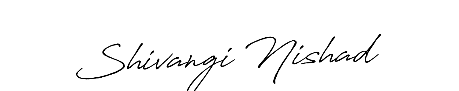 It looks lik you need a new signature style for name Shivangi Nishad. Design unique handwritten (Antro_Vectra_Bolder) signature with our free signature maker in just a few clicks. Shivangi Nishad signature style 7 images and pictures png