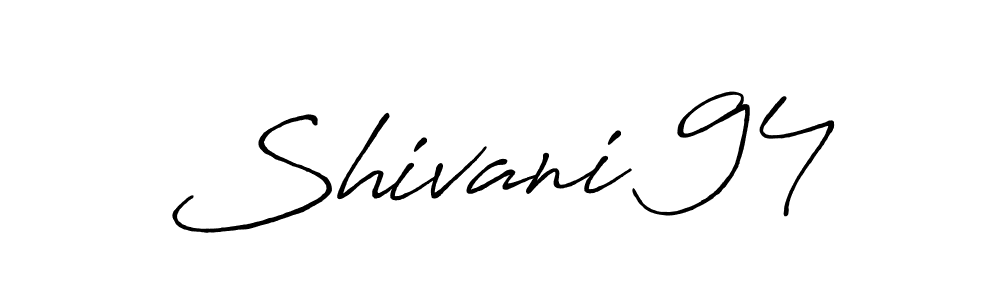 This is the best signature style for the Shivani 94 name. Also you like these signature font (Antro_Vectra_Bolder). Mix name signature. Shivani 94 signature style 7 images and pictures png
