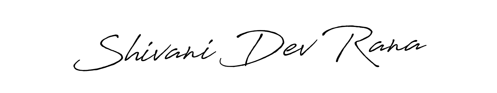 Also You can easily find your signature by using the search form. We will create Shivani Dev Rana name handwritten signature images for you free of cost using Antro_Vectra_Bolder sign style. Shivani Dev Rana signature style 7 images and pictures png