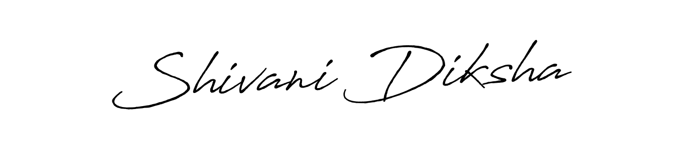 Once you've used our free online signature maker to create your best signature Antro_Vectra_Bolder style, it's time to enjoy all of the benefits that Shivani Diksha name signing documents. Shivani Diksha signature style 7 images and pictures png