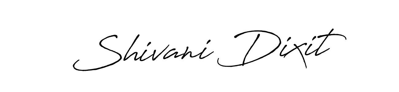 How to make Shivani Dixit name signature. Use Antro_Vectra_Bolder style for creating short signs online. This is the latest handwritten sign. Shivani Dixit signature style 7 images and pictures png