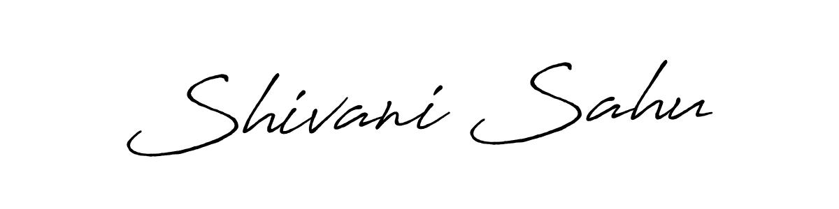 Antro_Vectra_Bolder is a professional signature style that is perfect for those who want to add a touch of class to their signature. It is also a great choice for those who want to make their signature more unique. Get Shivani Sahu name to fancy signature for free. Shivani Sahu signature style 7 images and pictures png