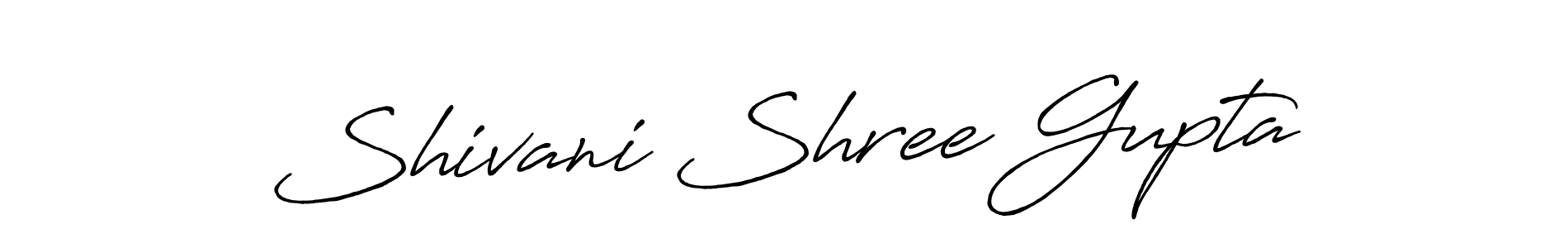 Make a beautiful signature design for name Shivani Shree Gupta. Use this online signature maker to create a handwritten signature for free. Shivani Shree Gupta signature style 7 images and pictures png