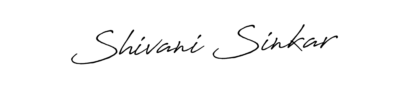 Shivani Sinkar stylish signature style. Best Handwritten Sign (Antro_Vectra_Bolder) for my name. Handwritten Signature Collection Ideas for my name Shivani Sinkar. Shivani Sinkar signature style 7 images and pictures png