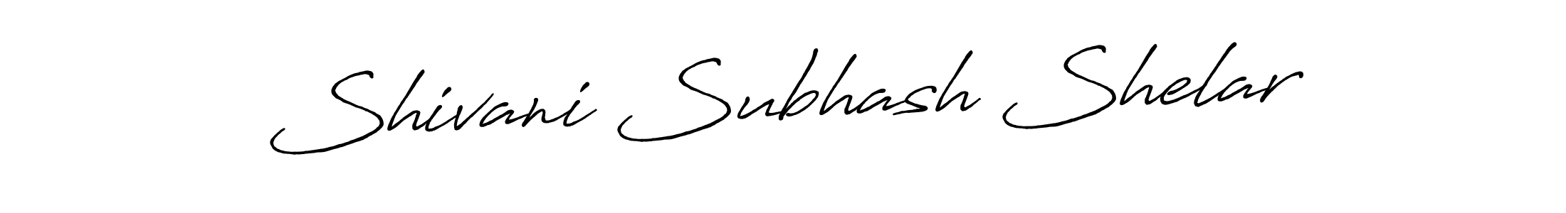 Similarly Antro_Vectra_Bolder is the best handwritten signature design. Signature creator online .You can use it as an online autograph creator for name Shivani Subhash Shelar. Shivani Subhash Shelar signature style 7 images and pictures png