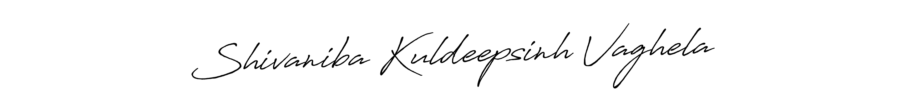 Antro_Vectra_Bolder is a professional signature style that is perfect for those who want to add a touch of class to their signature. It is also a great choice for those who want to make their signature more unique. Get Shivaniba Kuldeepsinh Vaghela name to fancy signature for free. Shivaniba Kuldeepsinh Vaghela signature style 7 images and pictures png