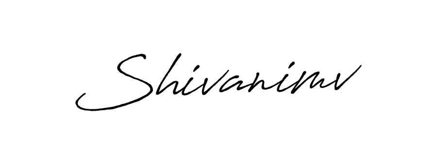 You should practise on your own different ways (Antro_Vectra_Bolder) to write your name (Shivanimv) in signature. don't let someone else do it for you. Shivanimv signature style 7 images and pictures png