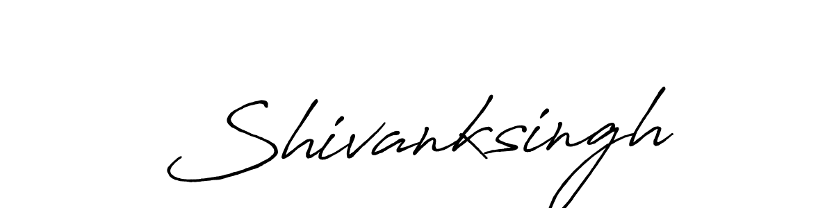 Create a beautiful signature design for name Shivanksingh. With this signature (Antro_Vectra_Bolder) fonts, you can make a handwritten signature for free. Shivanksingh signature style 7 images and pictures png