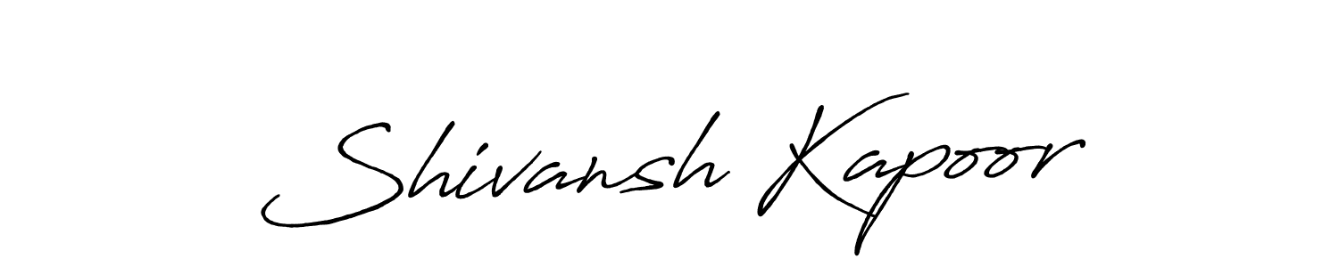 Shivansh Kapoor stylish signature style. Best Handwritten Sign (Antro_Vectra_Bolder) for my name. Handwritten Signature Collection Ideas for my name Shivansh Kapoor. Shivansh Kapoor signature style 7 images and pictures png