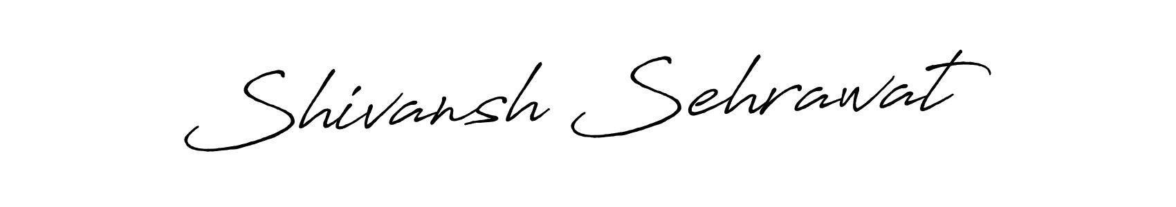 Similarly Antro_Vectra_Bolder is the best handwritten signature design. Signature creator online .You can use it as an online autograph creator for name Shivansh Sehrawat. Shivansh Sehrawat signature style 7 images and pictures png