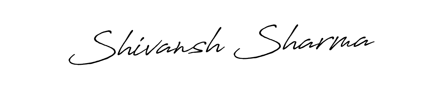 Make a beautiful signature design for name Shivansh Sharma. Use this online signature maker to create a handwritten signature for free. Shivansh Sharma signature style 7 images and pictures png