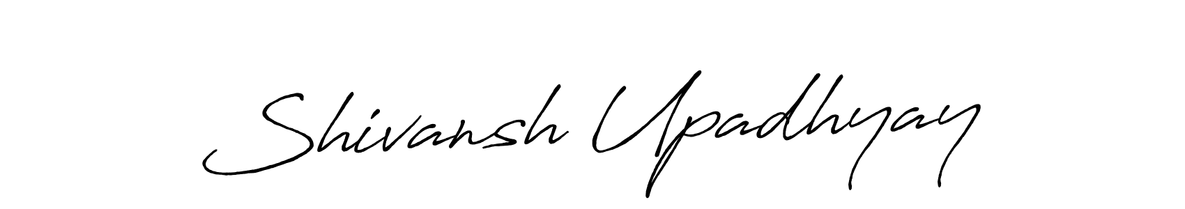 Use a signature maker to create a handwritten signature online. With this signature software, you can design (Antro_Vectra_Bolder) your own signature for name Shivansh Upadhyay. Shivansh Upadhyay signature style 7 images and pictures png