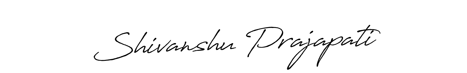 Shivanshu Prajapati stylish signature style. Best Handwritten Sign (Antro_Vectra_Bolder) for my name. Handwritten Signature Collection Ideas for my name Shivanshu Prajapati. Shivanshu Prajapati signature style 7 images and pictures png