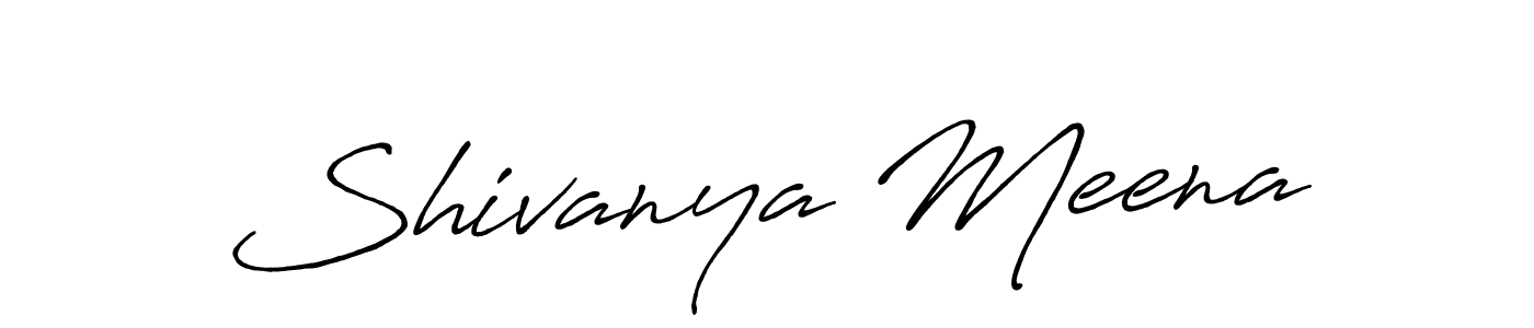 This is the best signature style for the Shivanya Meena name. Also you like these signature font (Antro_Vectra_Bolder). Mix name signature. Shivanya Meena signature style 7 images and pictures png