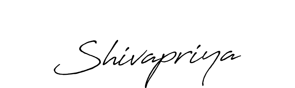 How to make Shivapriya signature? Antro_Vectra_Bolder is a professional autograph style. Create handwritten signature for Shivapriya name. Shivapriya signature style 7 images and pictures png