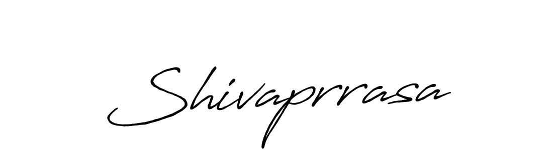 Make a beautiful signature design for name Shivaprrasa. With this signature (Antro_Vectra_Bolder) style, you can create a handwritten signature for free. Shivaprrasa signature style 7 images and pictures png