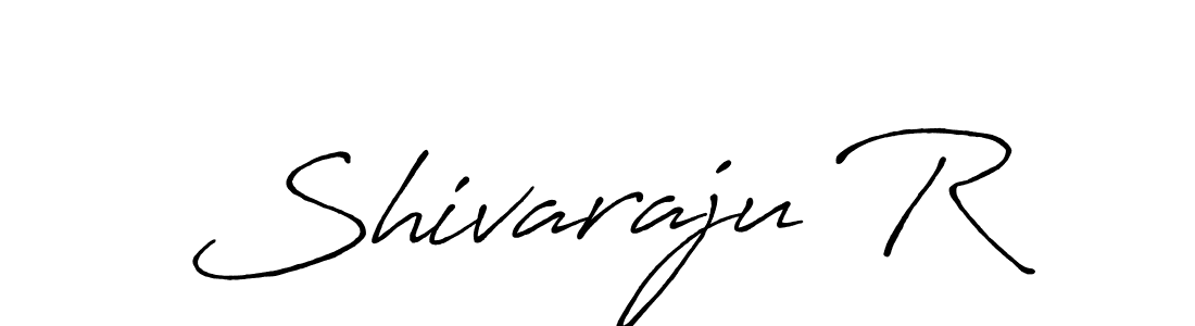 Design your own signature with our free online signature maker. With this signature software, you can create a handwritten (Antro_Vectra_Bolder) signature for name Shivaraju R. Shivaraju R signature style 7 images and pictures png