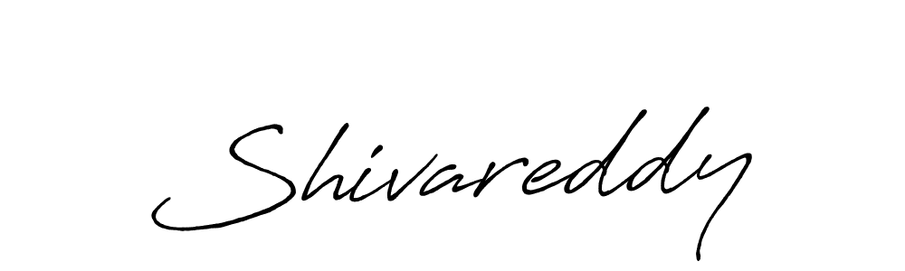 How to make Shivareddy signature? Antro_Vectra_Bolder is a professional autograph style. Create handwritten signature for Shivareddy name. Shivareddy signature style 7 images and pictures png