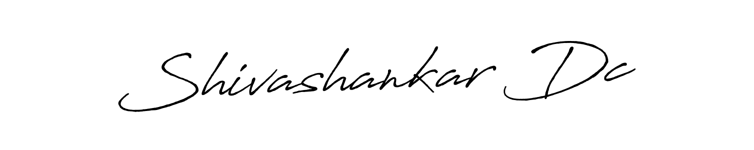 Create a beautiful signature design for name Shivashankar Dc. With this signature (Antro_Vectra_Bolder) fonts, you can make a handwritten signature for free. Shivashankar Dc signature style 7 images and pictures png