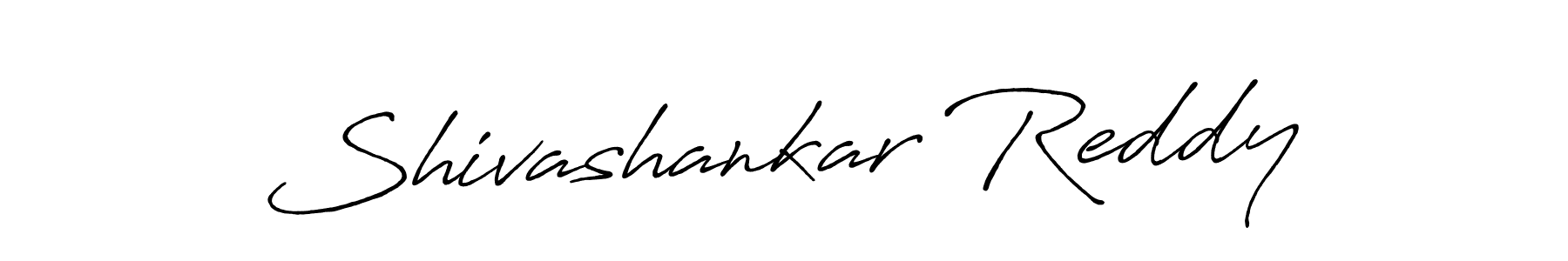 Make a beautiful signature design for name Shivashankar Reddy. With this signature (Antro_Vectra_Bolder) style, you can create a handwritten signature for free. Shivashankar Reddy signature style 7 images and pictures png