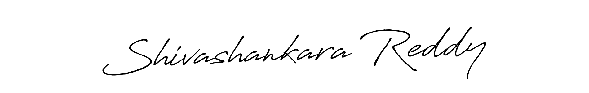 How to make Shivashankara Reddy name signature. Use Antro_Vectra_Bolder style for creating short signs online. This is the latest handwritten sign. Shivashankara Reddy signature style 7 images and pictures png