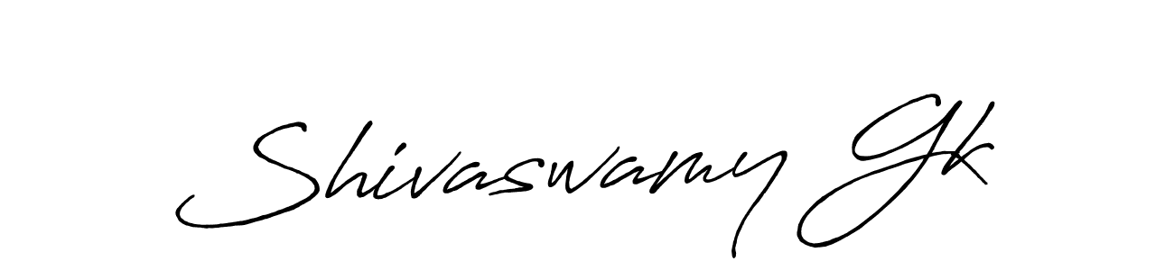 Also You can easily find your signature by using the search form. We will create Shivaswamy Gk name handwritten signature images for you free of cost using Antro_Vectra_Bolder sign style. Shivaswamy Gk signature style 7 images and pictures png