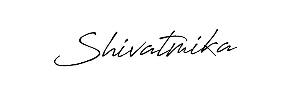 Make a beautiful signature design for name Shivatmika. With this signature (Antro_Vectra_Bolder) style, you can create a handwritten signature for free. Shivatmika signature style 7 images and pictures png