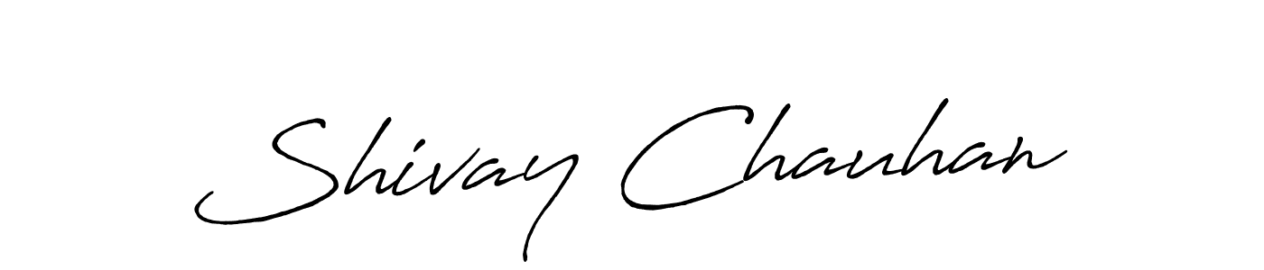 How to make Shivay Chauhan signature? Antro_Vectra_Bolder is a professional autograph style. Create handwritten signature for Shivay Chauhan name. Shivay Chauhan signature style 7 images and pictures png