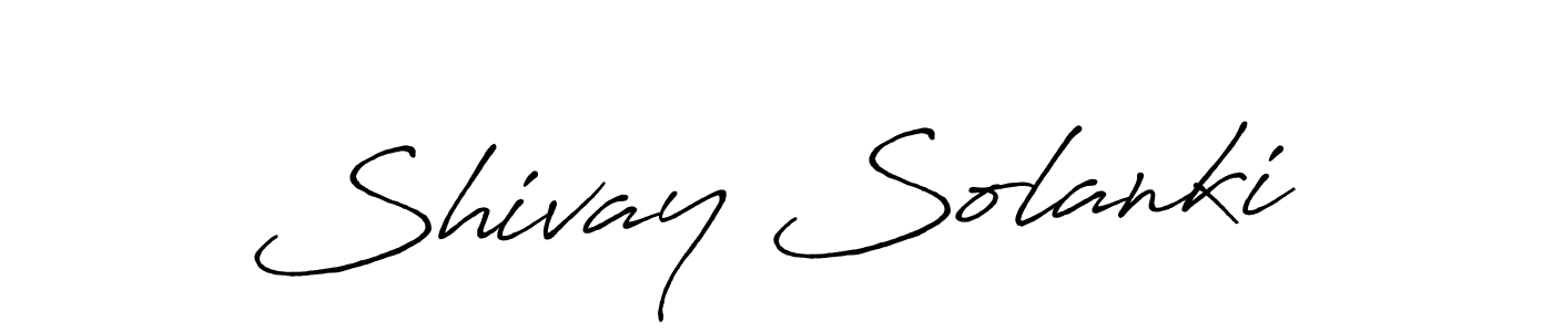Use a signature maker to create a handwritten signature online. With this signature software, you can design (Antro_Vectra_Bolder) your own signature for name Shivay Solanki. Shivay Solanki signature style 7 images and pictures png