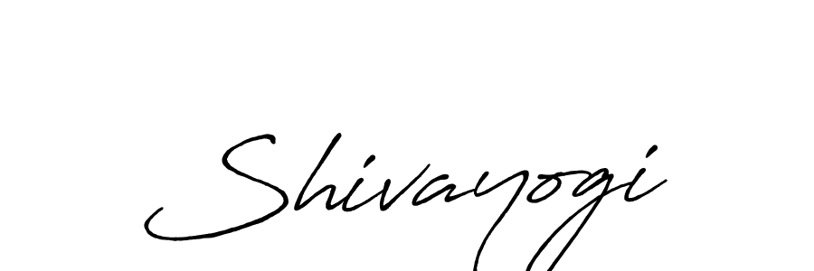 How to make Shivayogi name signature. Use Antro_Vectra_Bolder style for creating short signs online. This is the latest handwritten sign. Shivayogi signature style 7 images and pictures png