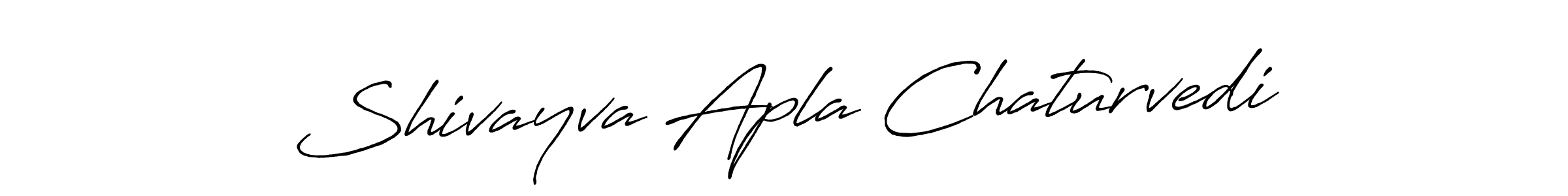 Once you've used our free online signature maker to create your best signature Antro_Vectra_Bolder style, it's time to enjoy all of the benefits that Shivayva Apla Chaturvedi name signing documents. Shivayva Apla Chaturvedi signature style 7 images and pictures png