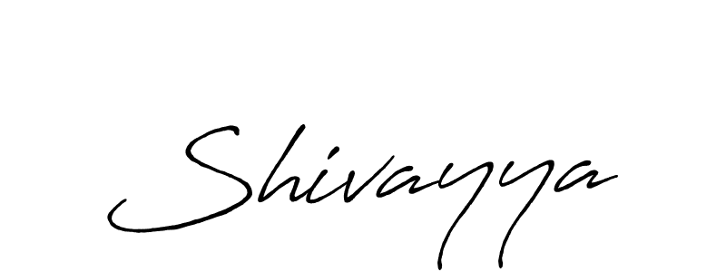 Make a beautiful signature design for name Shivayya. With this signature (Antro_Vectra_Bolder) style, you can create a handwritten signature for free. Shivayya signature style 7 images and pictures png