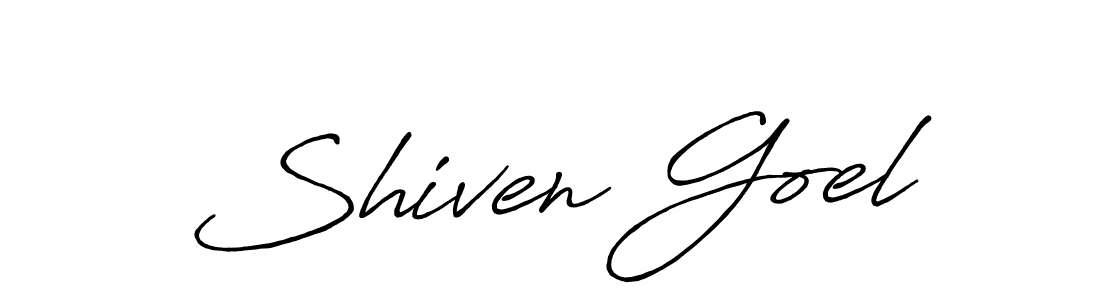 Antro_Vectra_Bolder is a professional signature style that is perfect for those who want to add a touch of class to their signature. It is also a great choice for those who want to make their signature more unique. Get Shiven Goel name to fancy signature for free. Shiven Goel signature style 7 images and pictures png