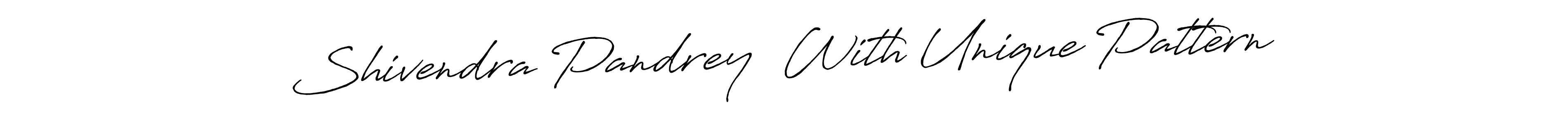 How to make Shivendra Pandrey  With Unique Pattern signature? Antro_Vectra_Bolder is a professional autograph style. Create handwritten signature for Shivendra Pandrey  With Unique Pattern name. Shivendra Pandrey  With Unique Pattern signature style 7 images and pictures png