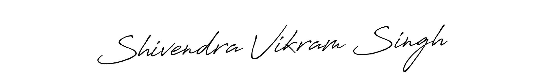 How to make Shivendra Vikram Singh name signature. Use Antro_Vectra_Bolder style for creating short signs online. This is the latest handwritten sign. Shivendra Vikram Singh signature style 7 images and pictures png