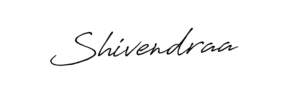 Create a beautiful signature design for name Shivendraa. With this signature (Antro_Vectra_Bolder) fonts, you can make a handwritten signature for free. Shivendraa signature style 7 images and pictures png