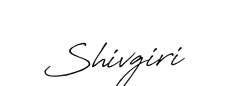 Design your own signature with our free online signature maker. With this signature software, you can create a handwritten (Antro_Vectra_Bolder) signature for name Shivgiri. Shivgiri signature style 7 images and pictures png